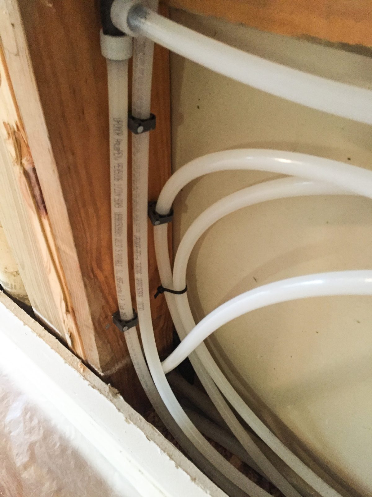 Repipe project photo - Lake Forest, CA home pipes before or after replacement by Repipe OC